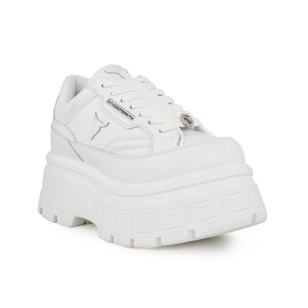 Windsor Smith-Swerve Le Sneaker White 1