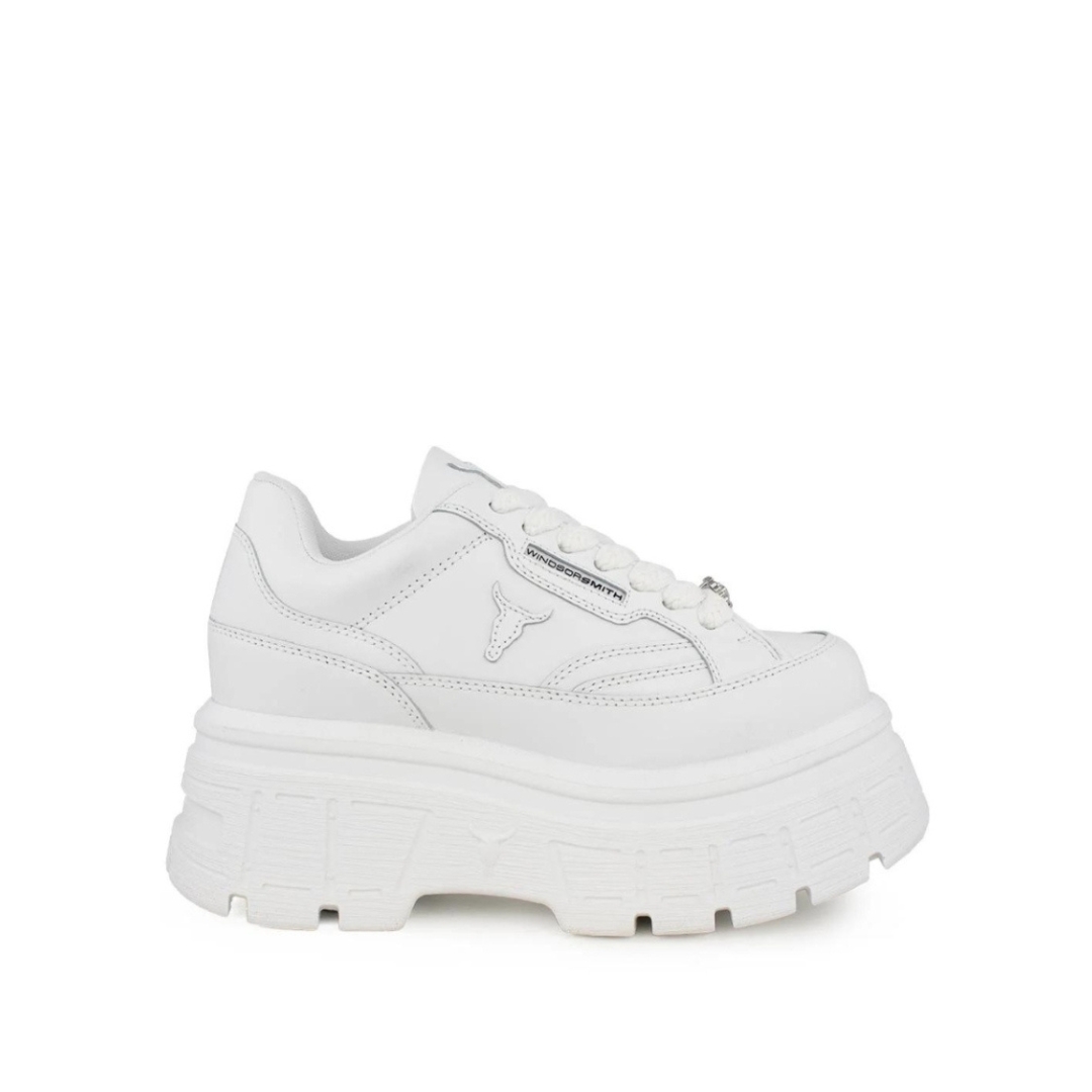 Windsor Smith-Swerve Le Sneaker White