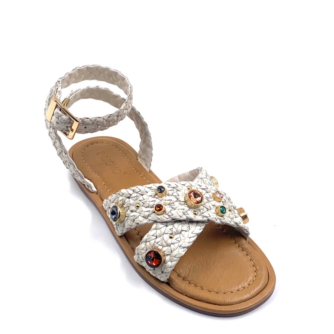 Flat Leather Sandals INUOVO 1