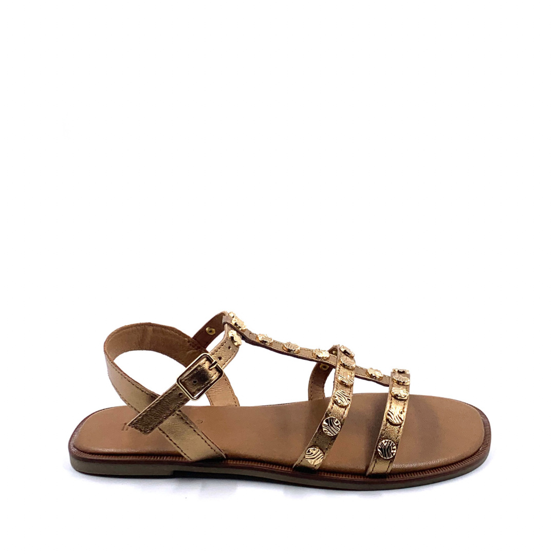 Flat Leather Sandals INUOVO