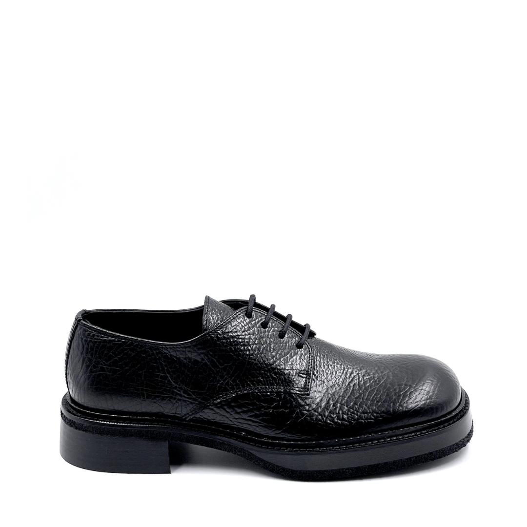 RAS Black Leather Brogues