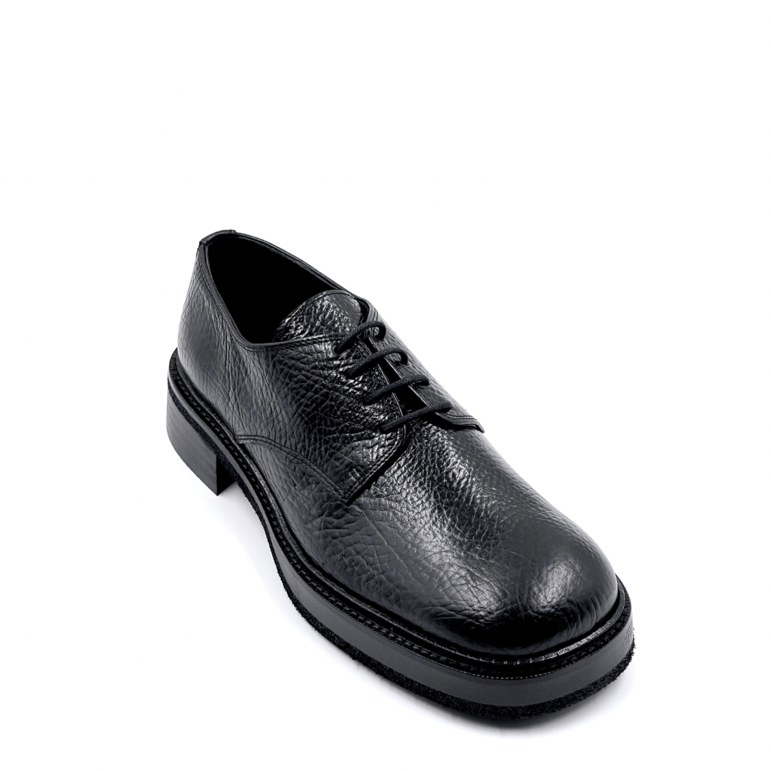 RAS Black Leather Brogues