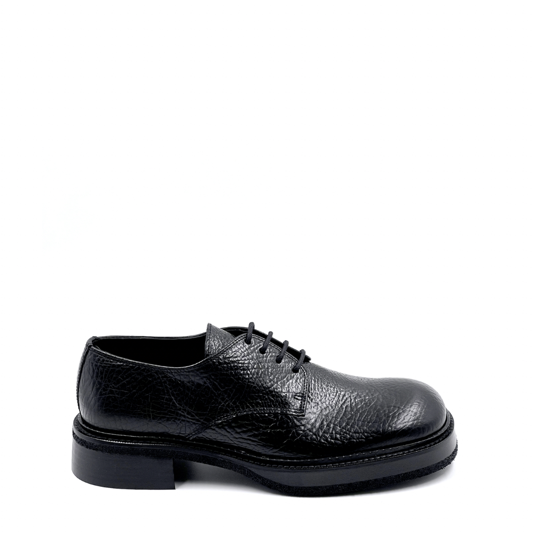 RAS Black Leather Brogues