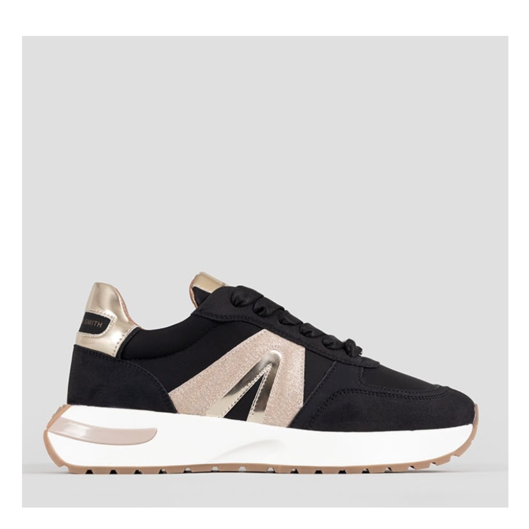 ALEXANDER SMITH Sneaker Black-Gold