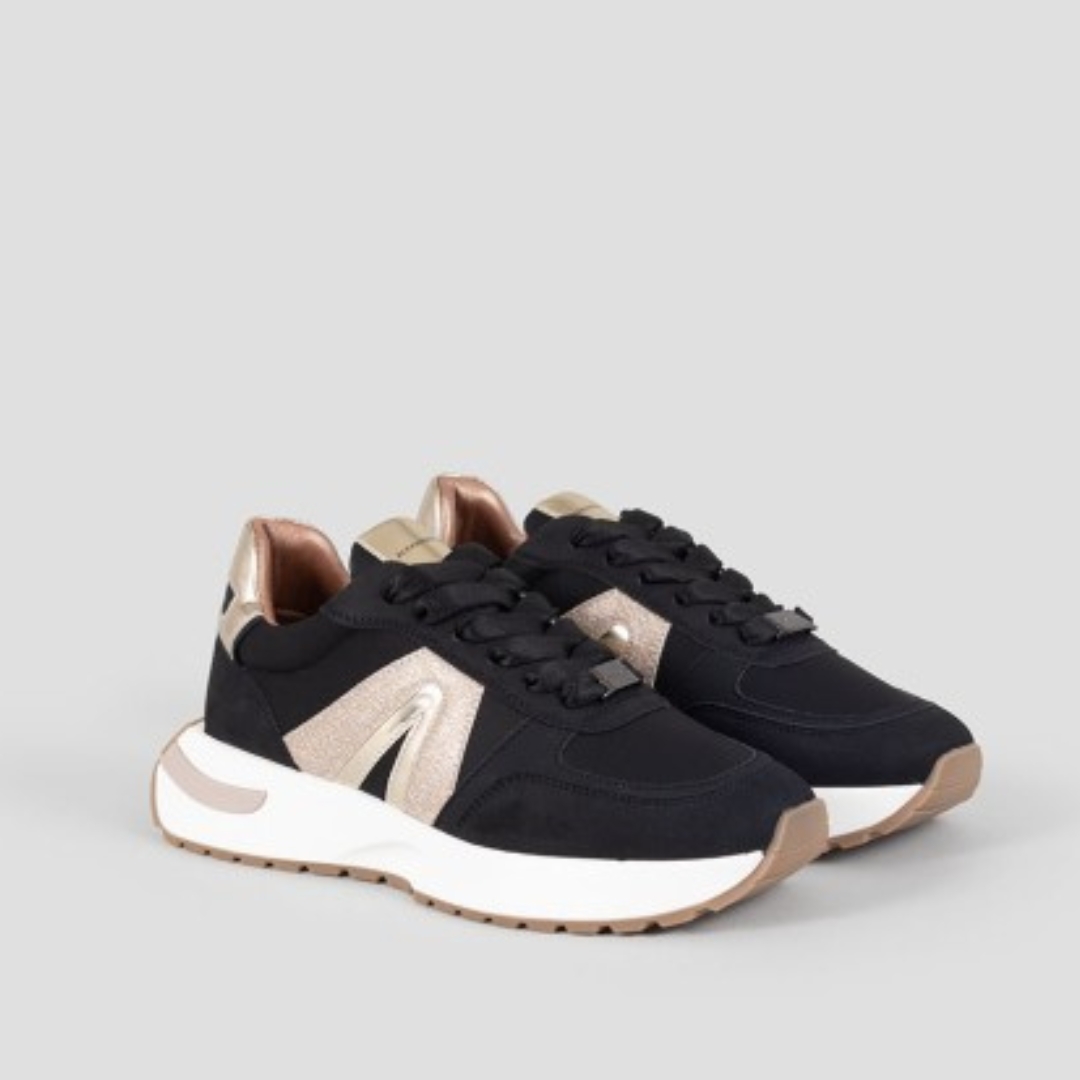 ALEXANDER SMITH Sneaker Black-Gold