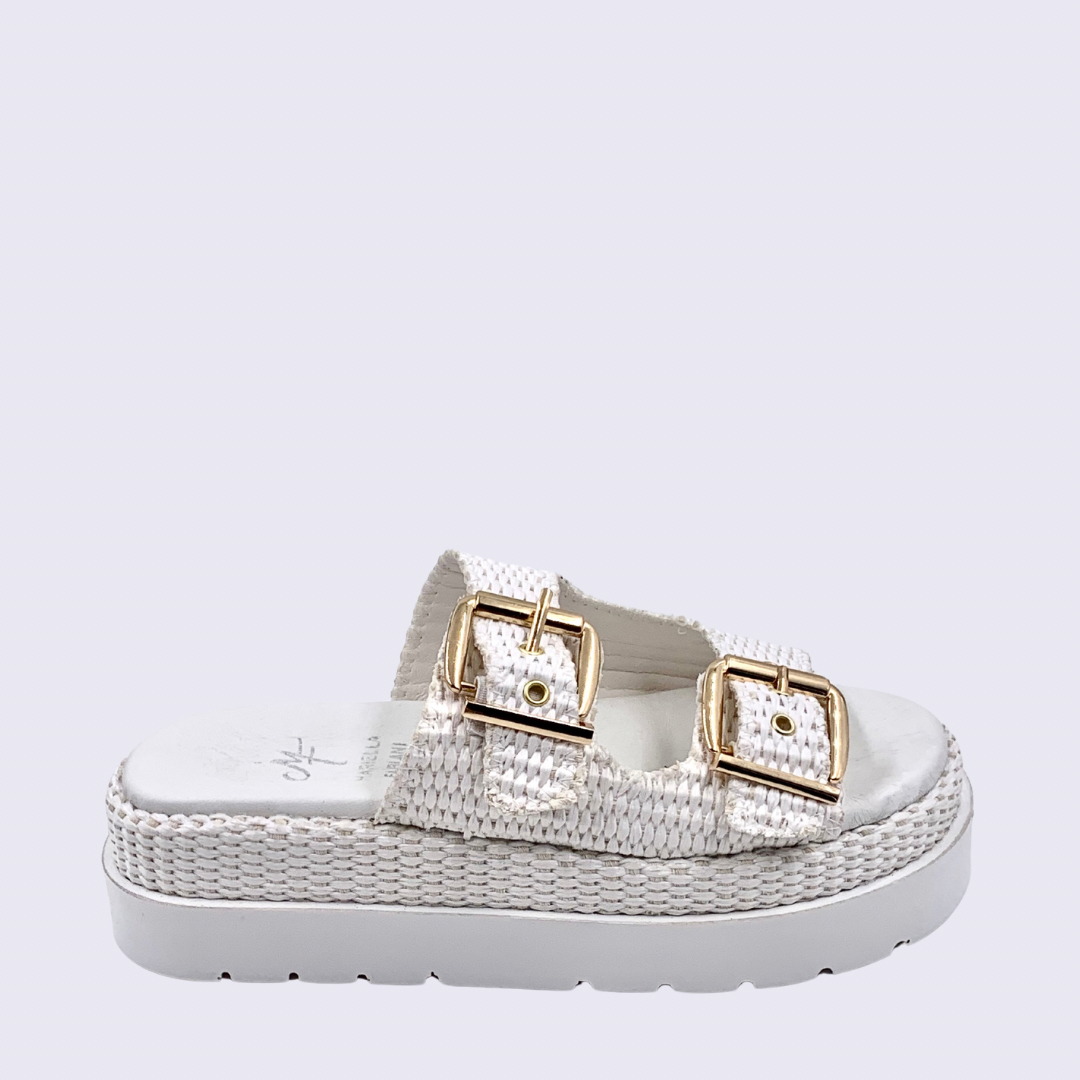 MARIELLA FABIANI Raffia Slides