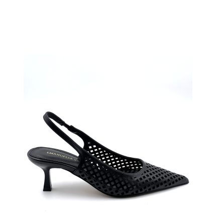 Laser-cut Slingback EMANUELLE VEE