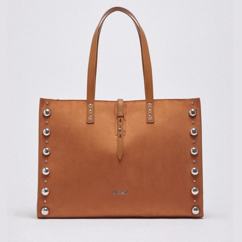 Large studded tote bag LIU JO