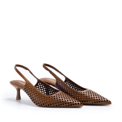 Laser-cut Slingback EMANUELLE VEE